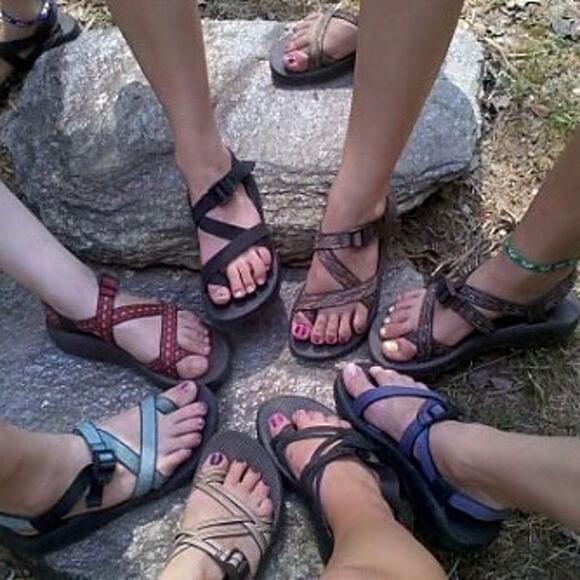 CHACO ZX/2 Dual Strap Classic Sandal in Boost Black‎ Women sz 7 Hiking Gorpcore - Picture 7 of 7